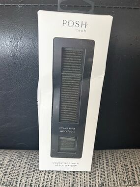 NWT Posh Tech Olive Green Nylon Loop Apple Watch Band